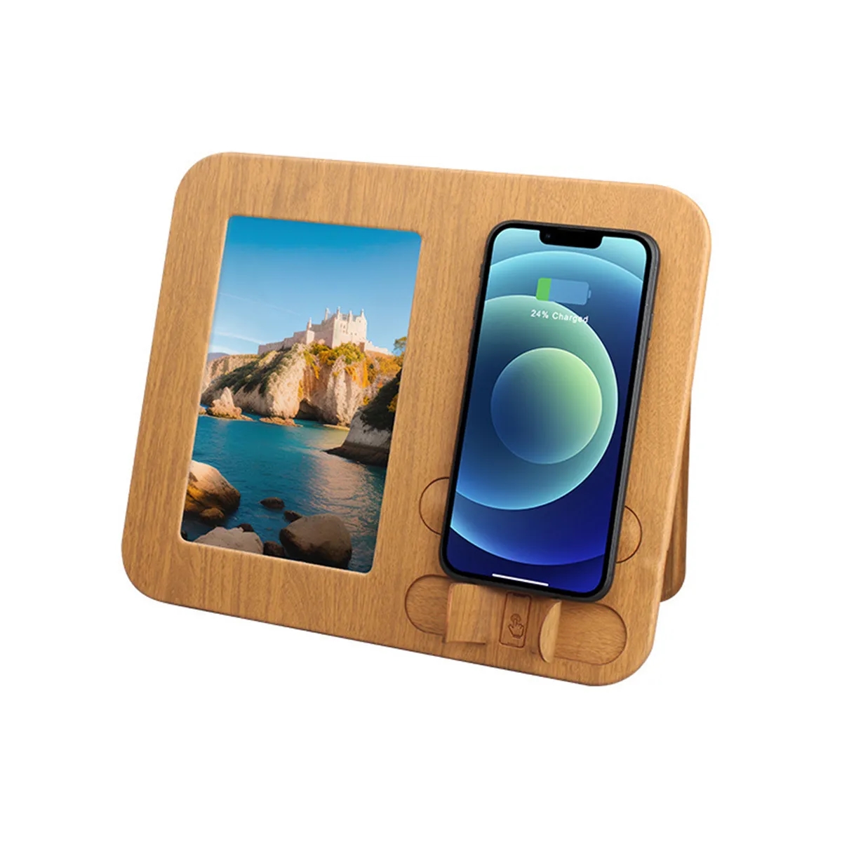 Wireless Charger w/ Picture Frame Charging Station 3