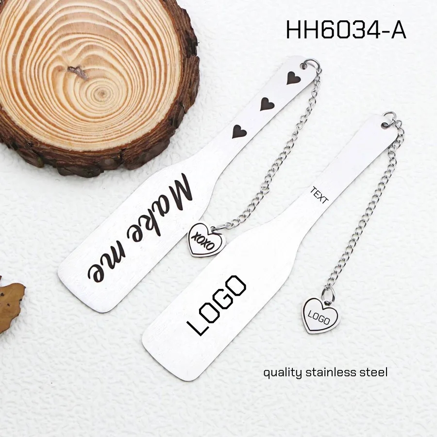 NEW Stainless Steel Bookmarks with Charms 4