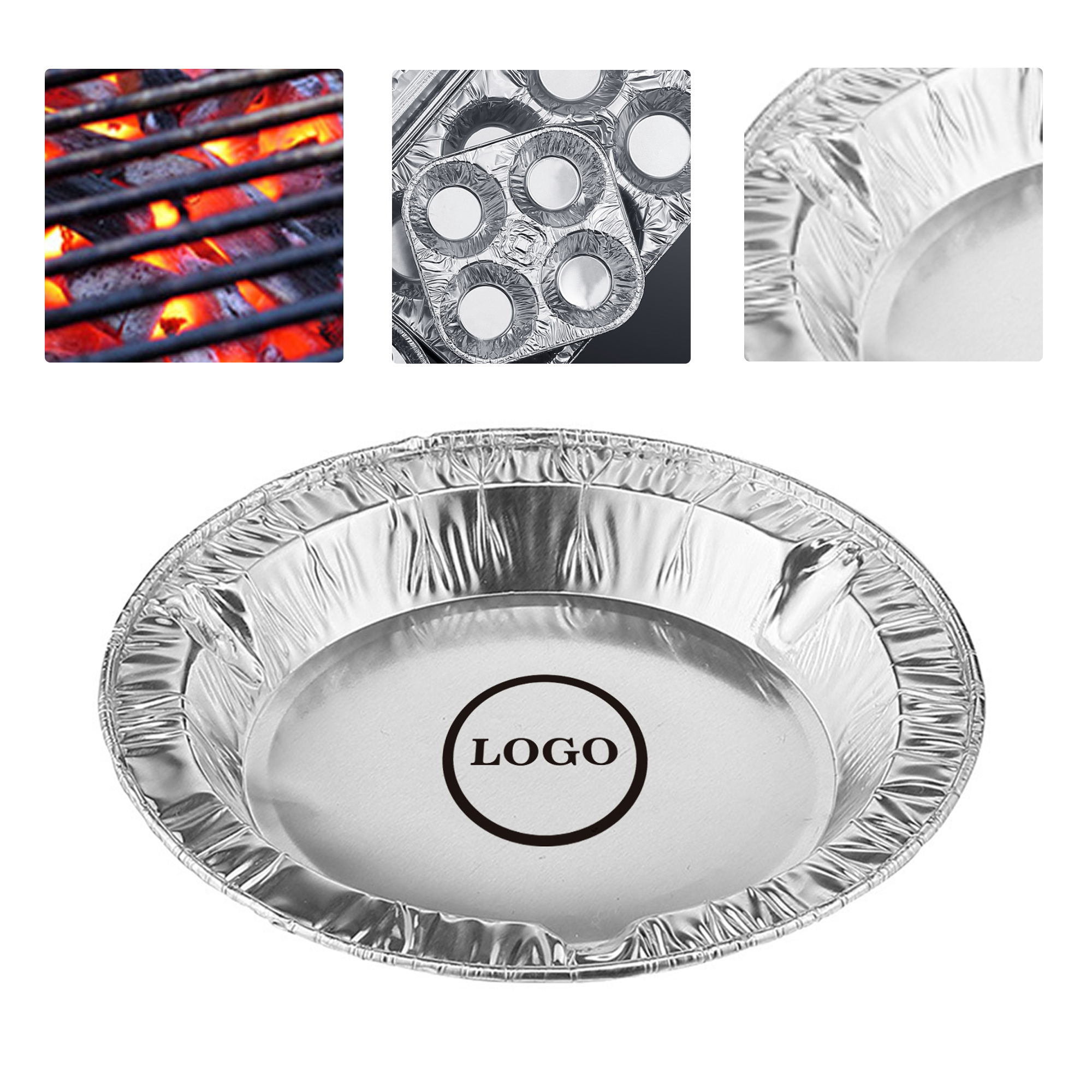MOQ10000 Custom Disposable Aluminum Foil Ashtray 1