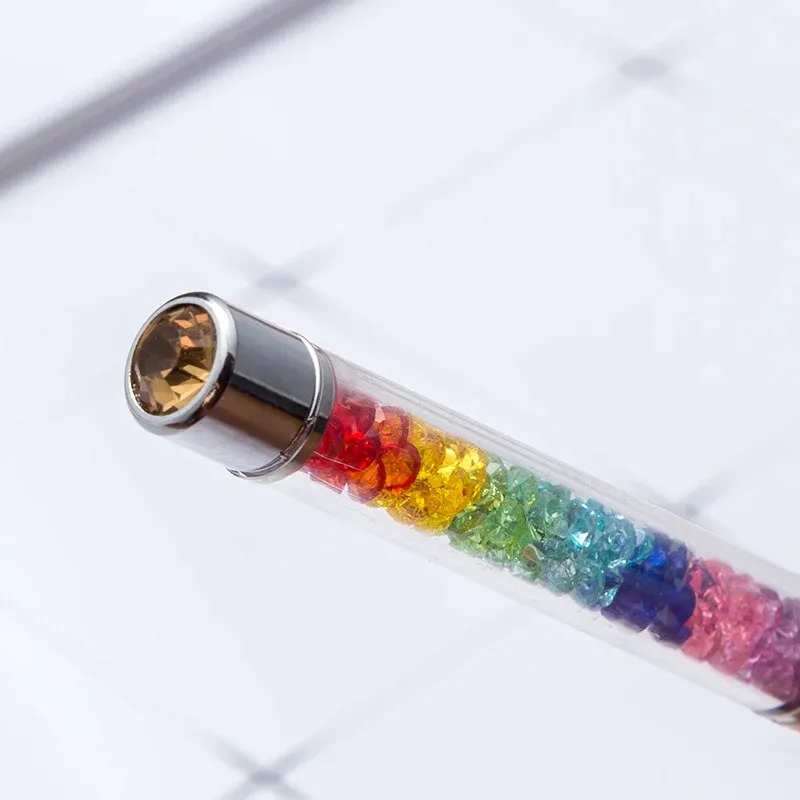 Rainbow Crystal Ballpoint Pen 1