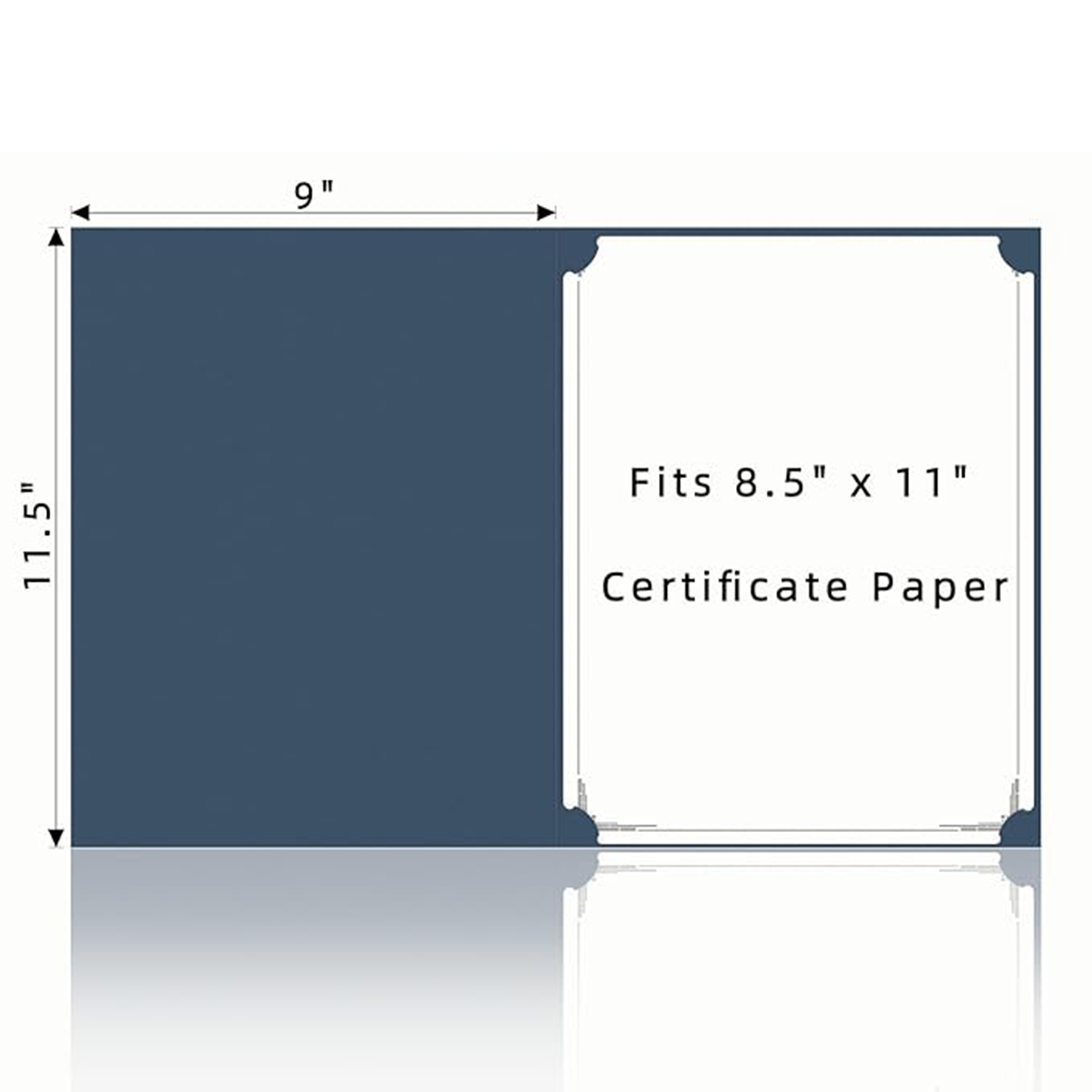 custom Paper Certificate Folders 5