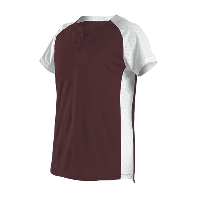 Womens Two Button Fastpitch Jersey 13