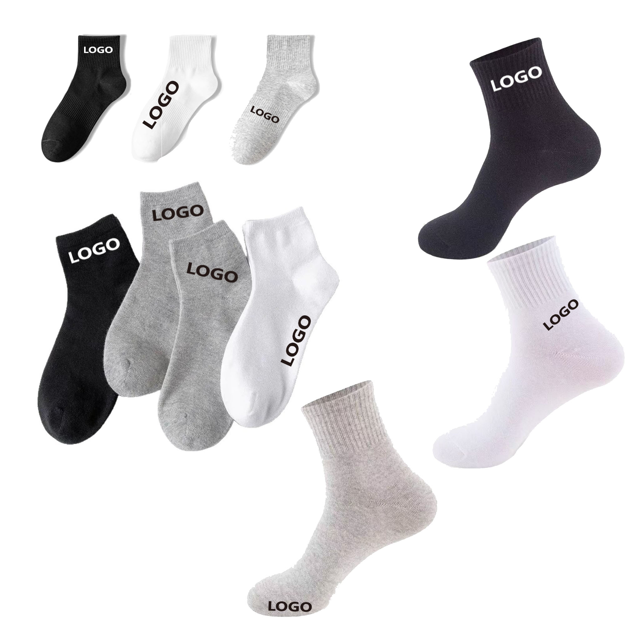 MOQ100 Crew Socks For Men 3