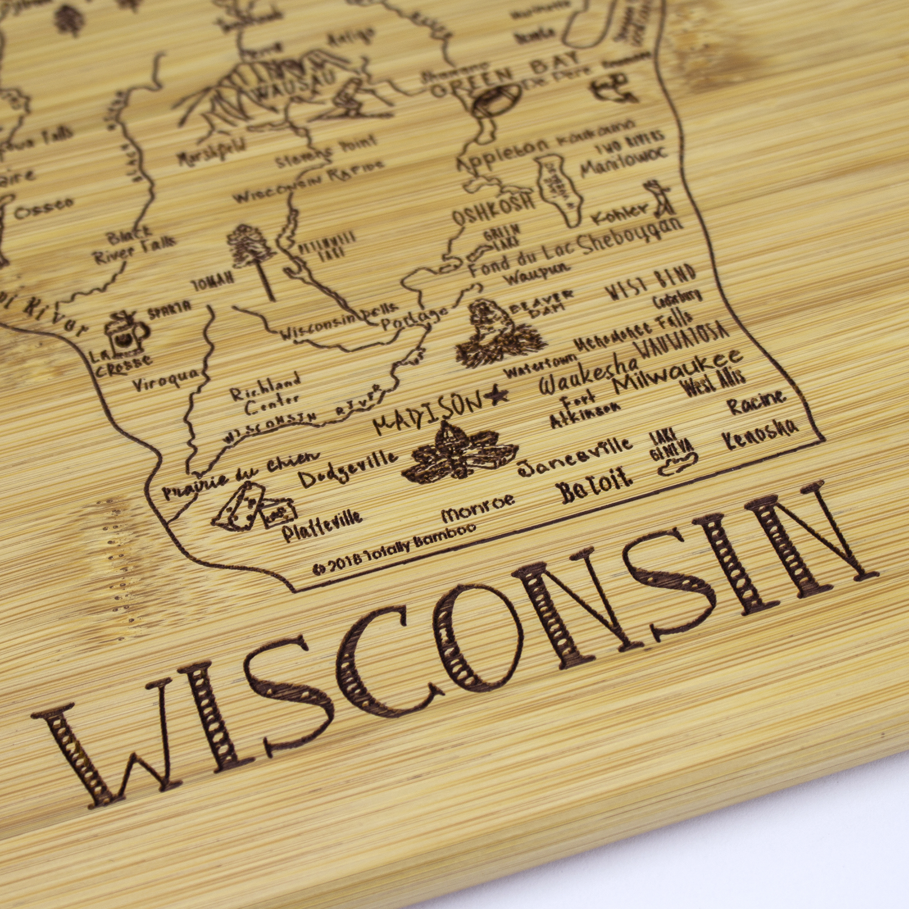 A Slice of Life Wisconsin Serving & Cutting Board 5