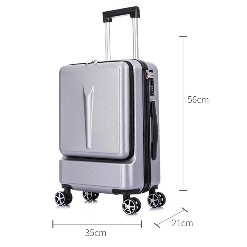 Business Travel Boarding Suitcase With Wheels Rolling 7
