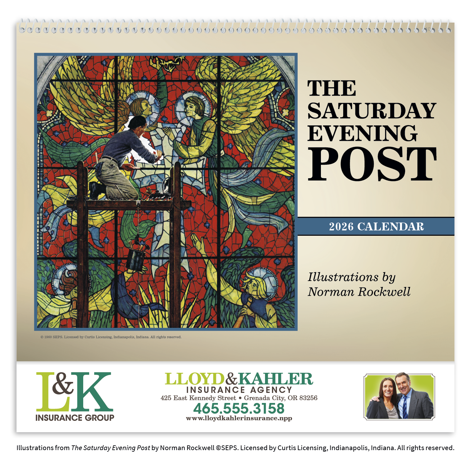 Triumph® Calendars The Saturday Evening Post Illustrations by Norman Rockwell Calendar 28