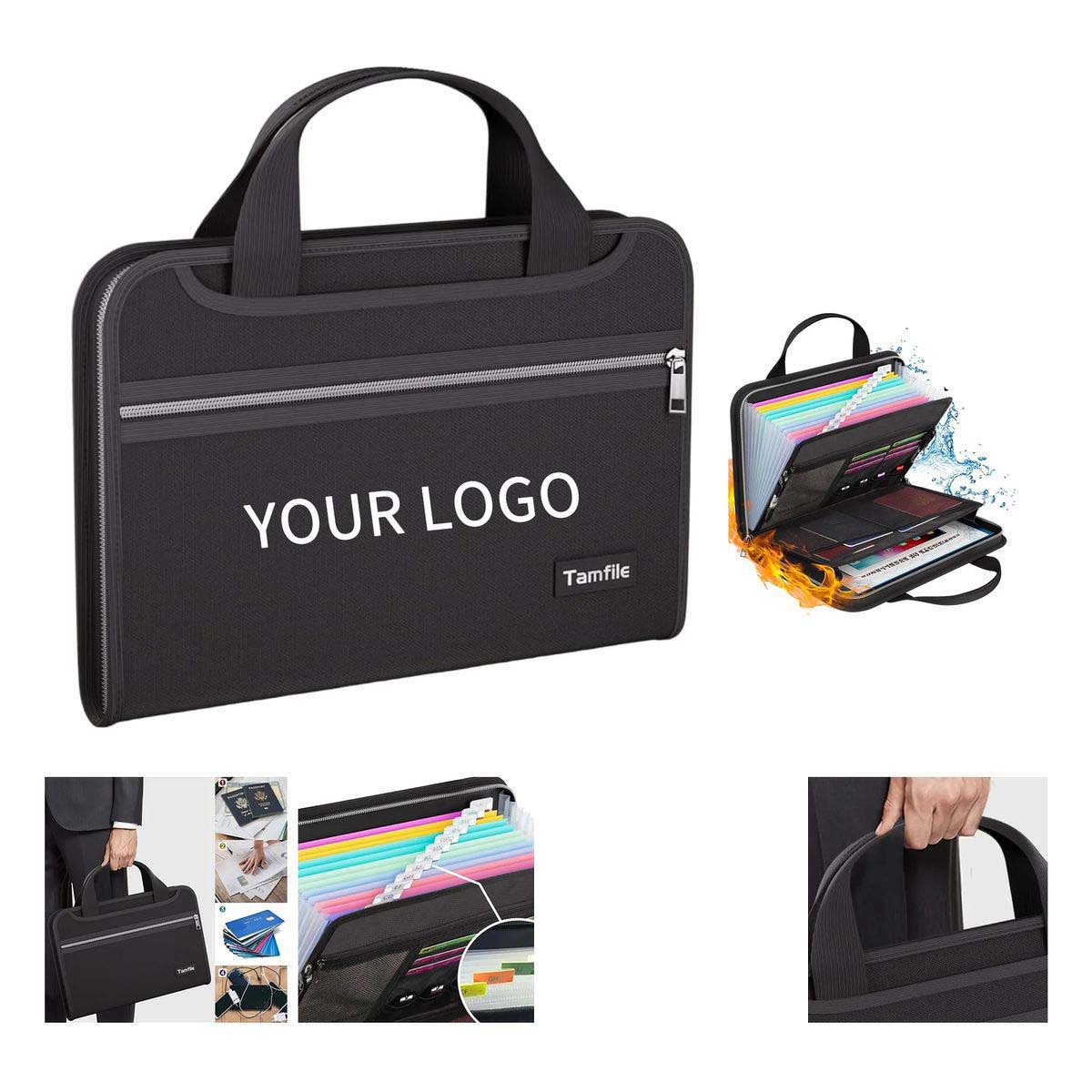 Accordion Style File Folder with Large Capacity 4