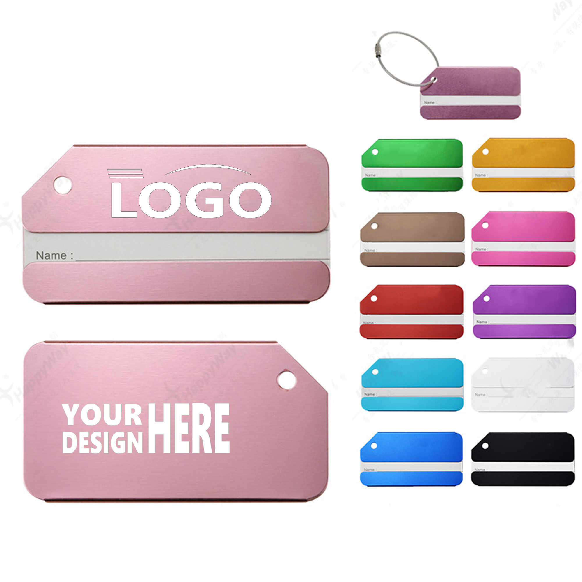 Aluminum Alloy Luggage Tag 1