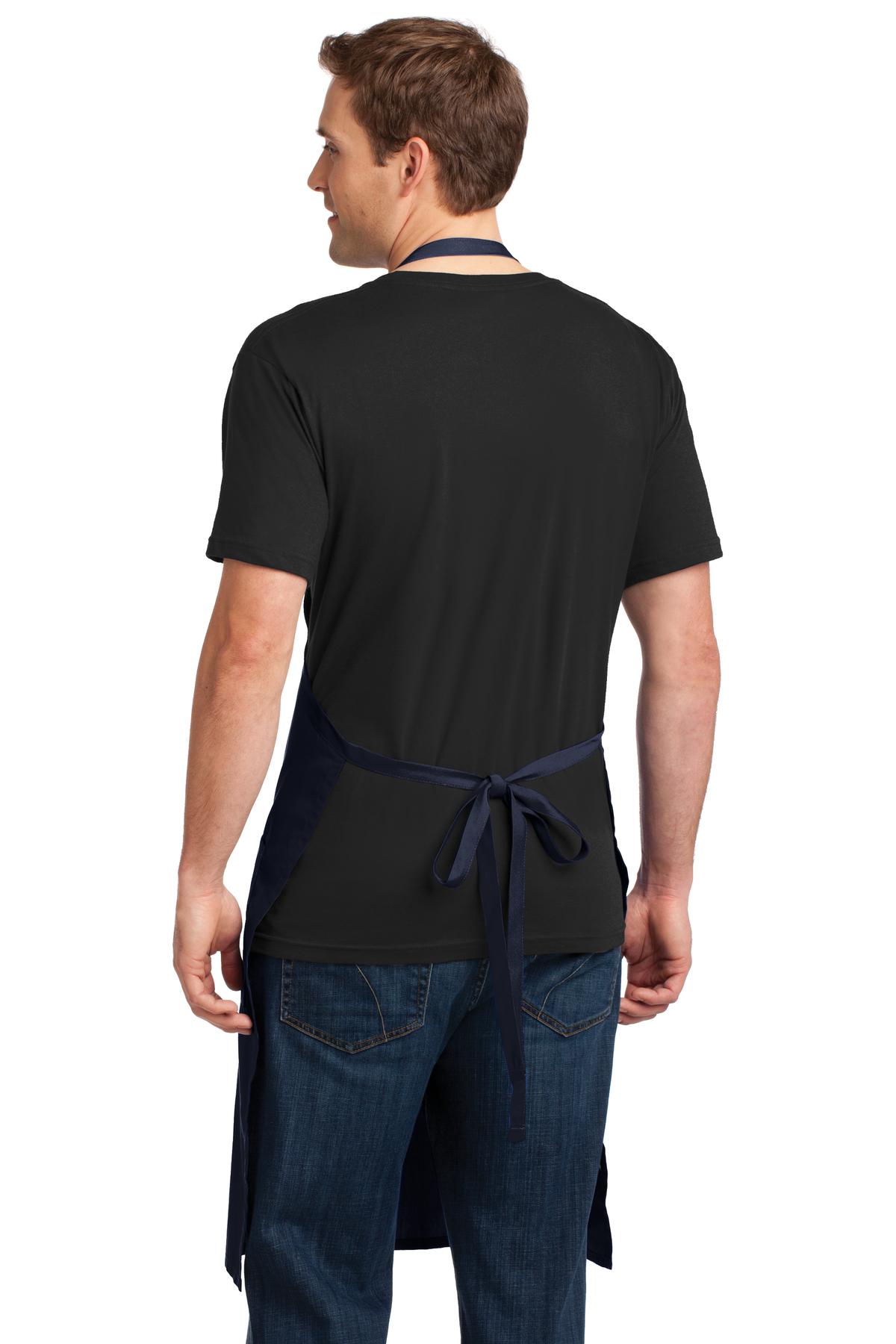 Port Authority Easy Care Extra Long Bib Apron with Stain Release. A700 7