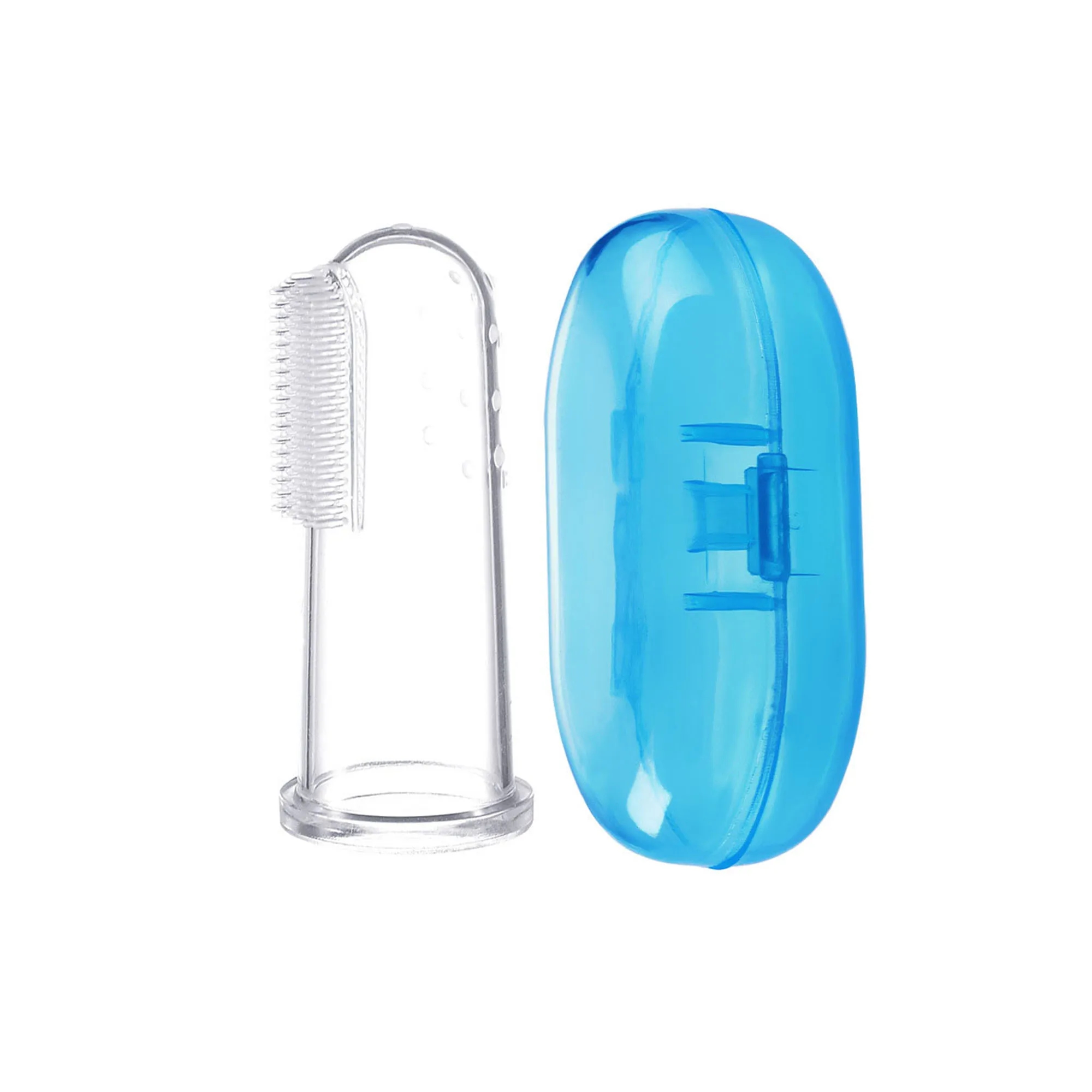 FDA Silicone Baby Finger Teethbrush With Case 3