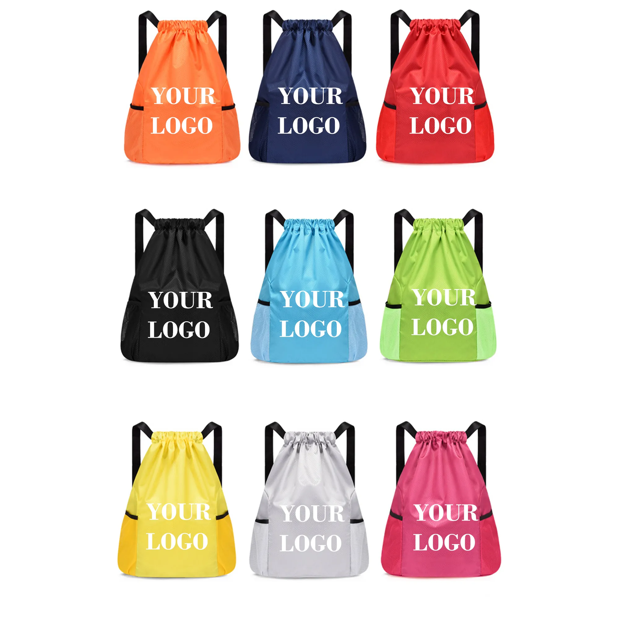 Large-Capacity Drawstring Double-Shoulder Backpacks