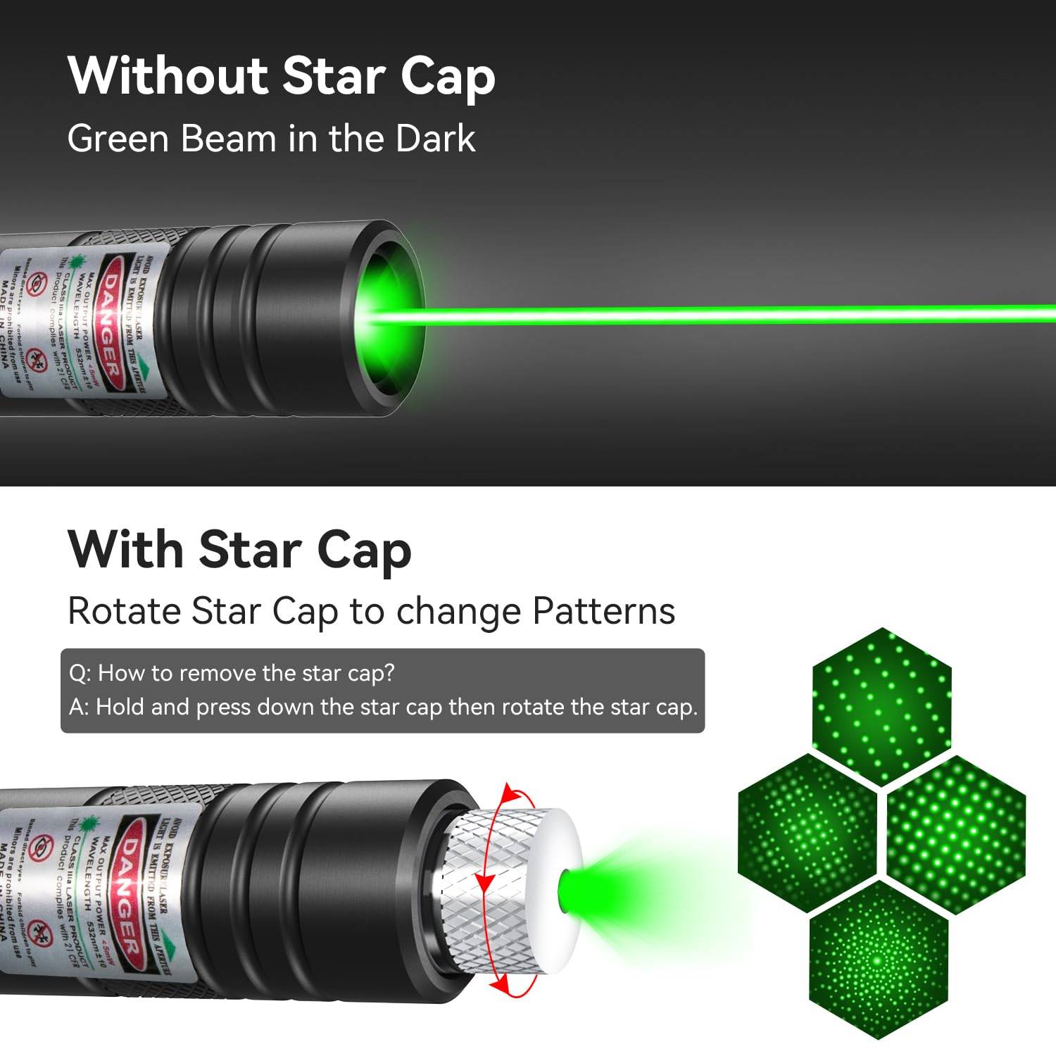 USB Laser Pointer - Rechargeable Long Range Beam 1