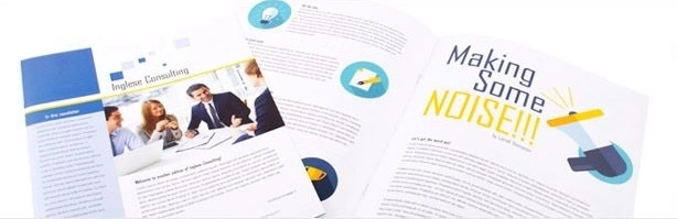 Newsletter, Full Color - With 3/16" 3-Hole Punches 3