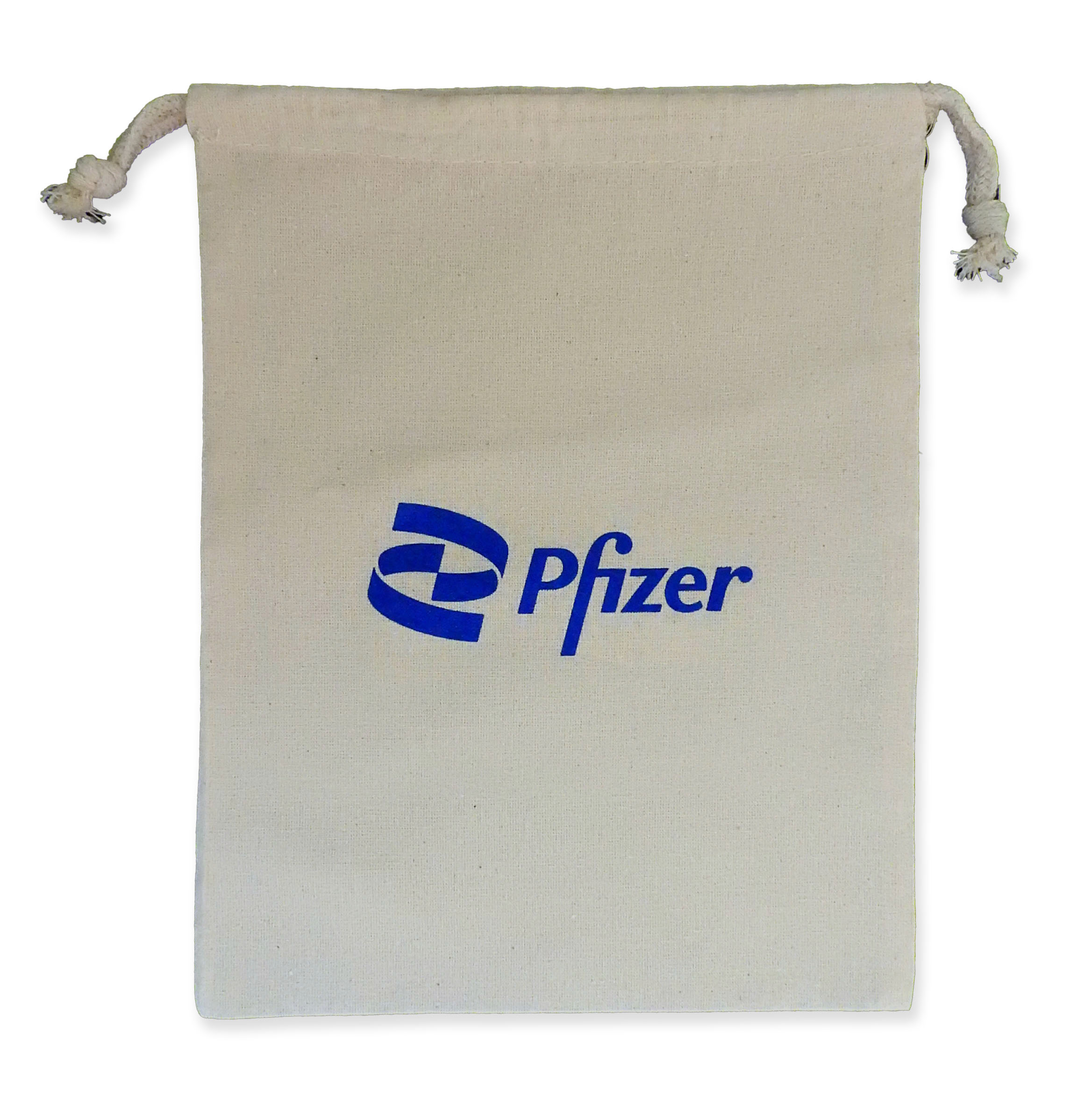 Weedy 100% Natural Cotton Drawstring Bag 9x12" 3