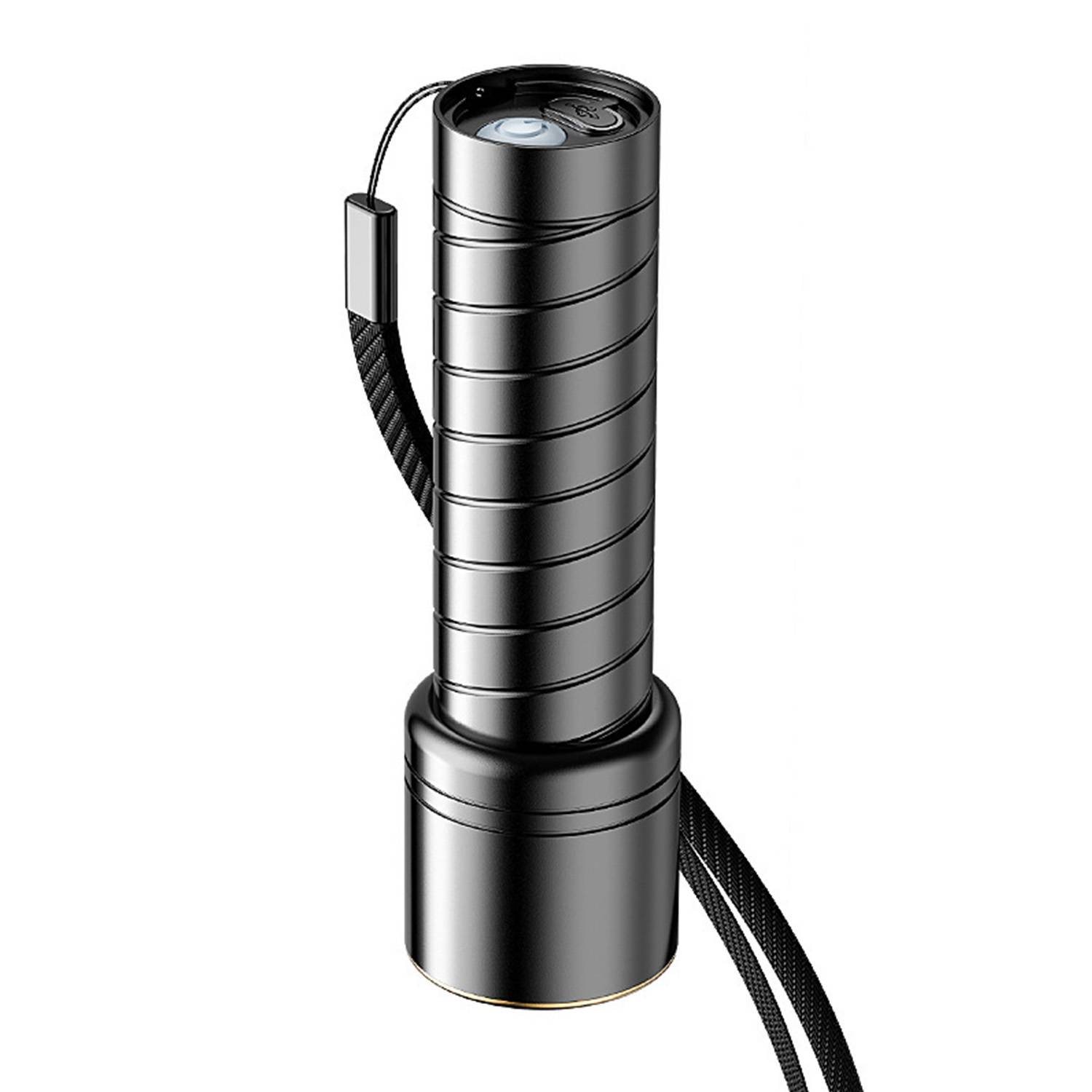 3-Mode Rechargeable Laser Flashlight – Portable for Outdoors 1