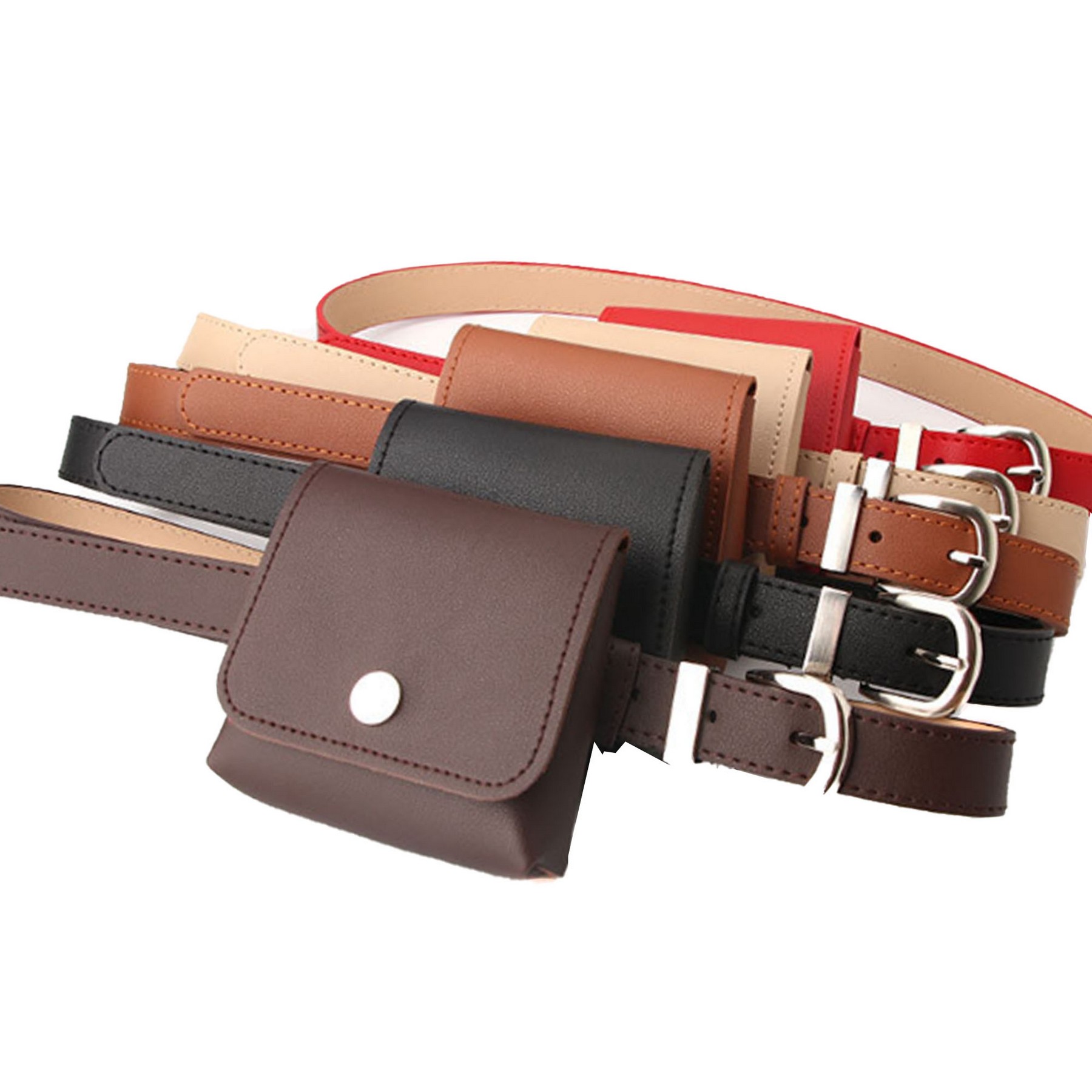 Women Belt With Mini Purse Fanny Pack 2