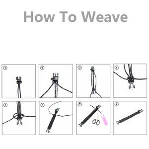 Handmade Paracord Survival Key Chain With Compass And Bottle Holder 19