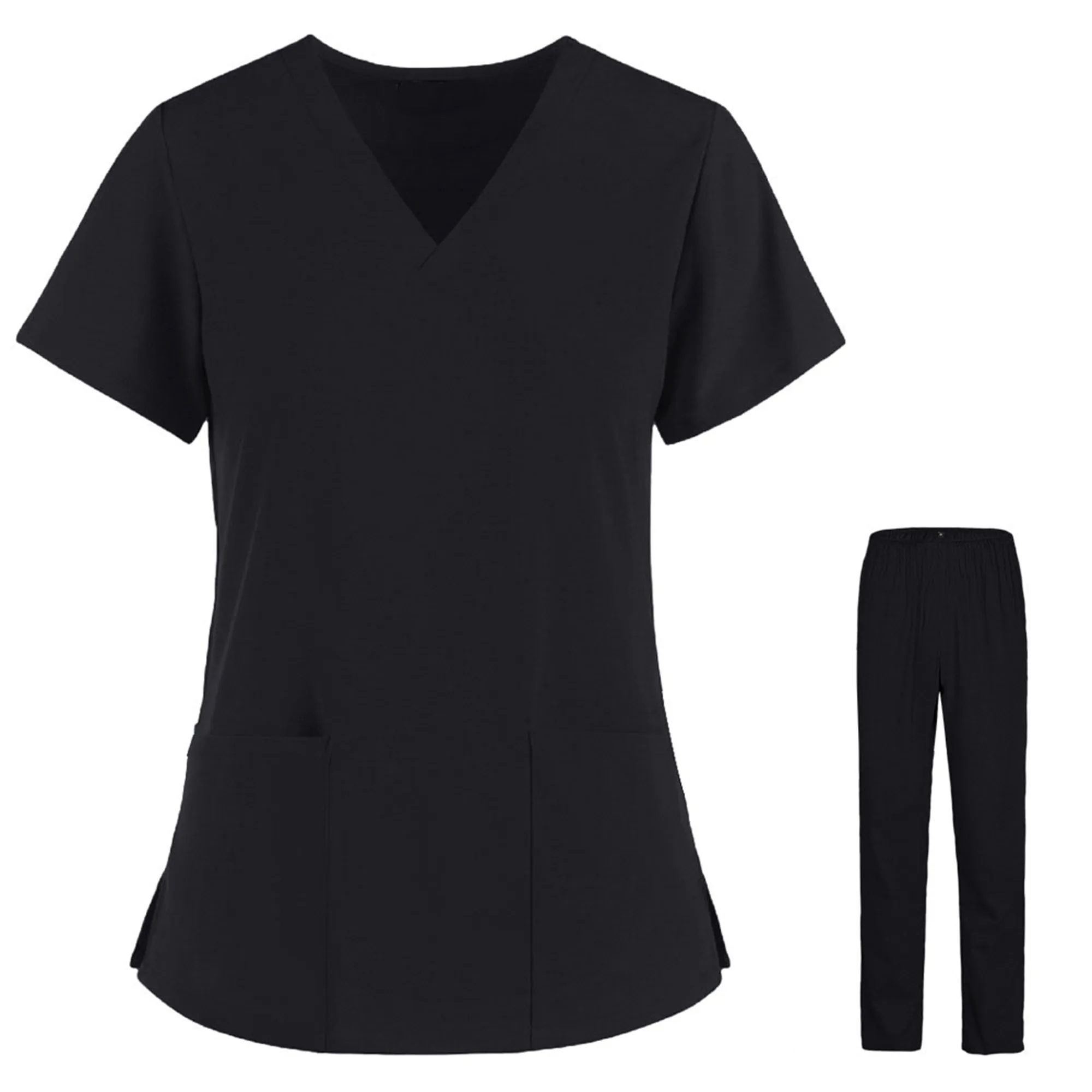 Stretchy Scrubs Medical Nursing Outfit 3