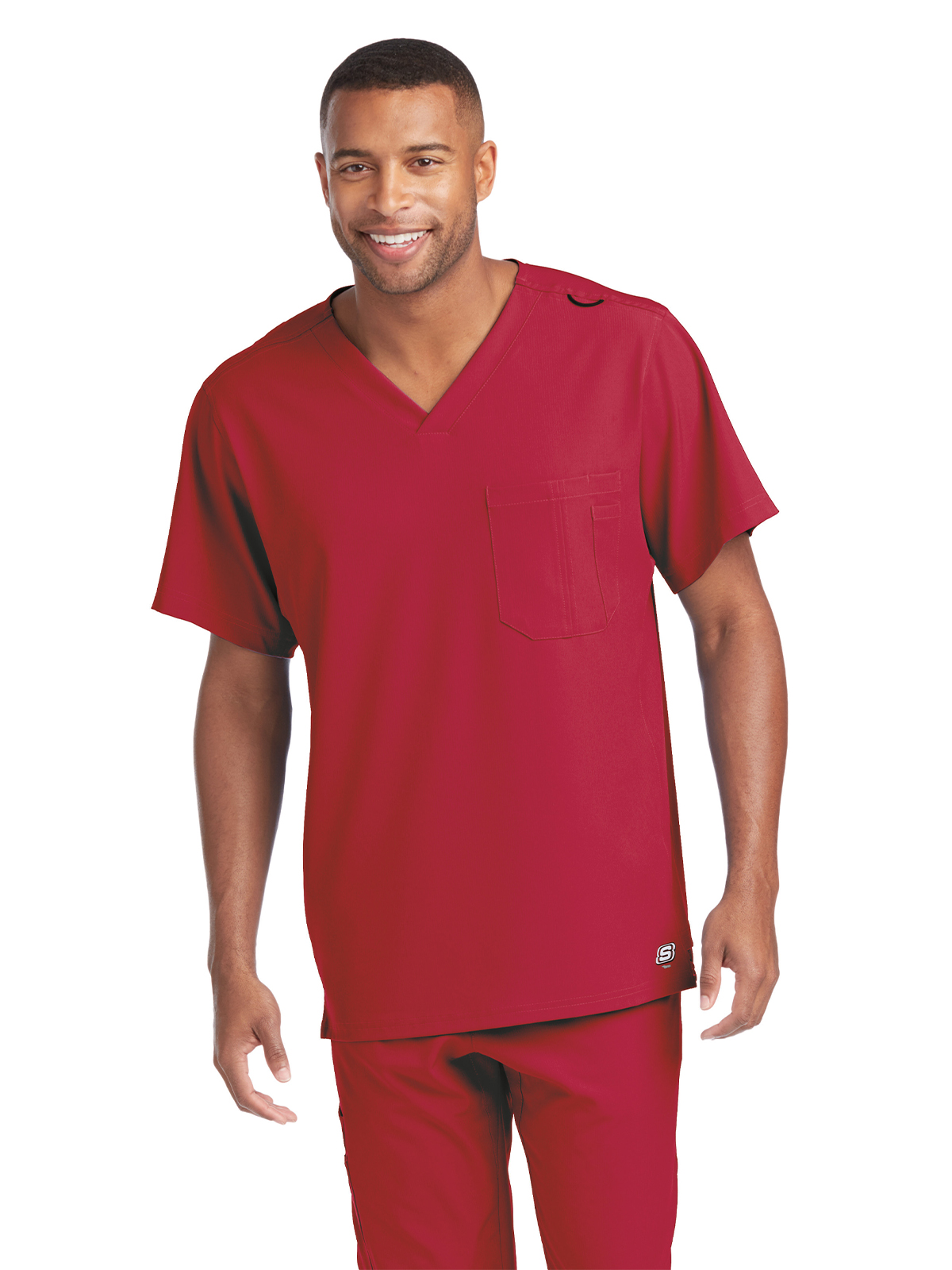 Skechers - Men's One-Pocket V-Neck Structure Scrub Top 42