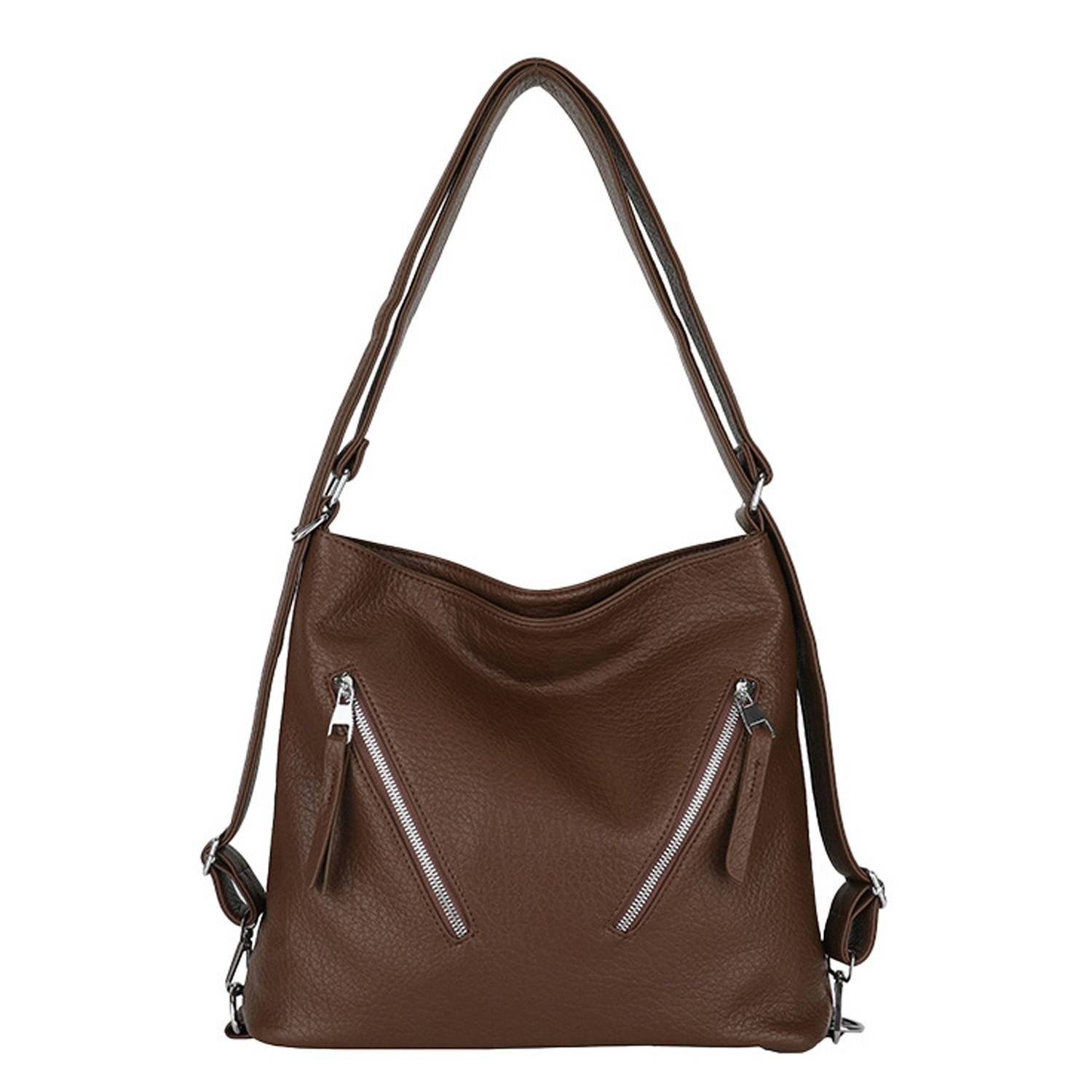 Pu Leather Commuter Shoulder Tote Bag 4