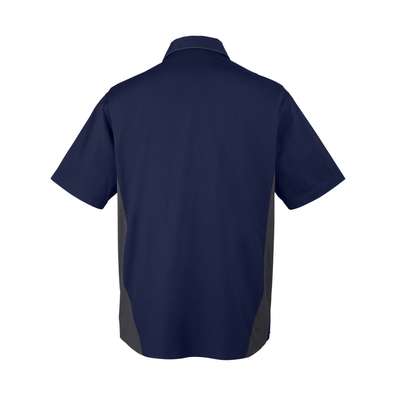 Harriton Men's Tall Flash IL Colorblock Short Sleeve Shirt 6