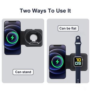 2 In 1 Foldable Magnetic Power Wireless Charging Station 3