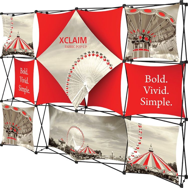 Xclaim 10ft Fabric Popup Display Kit 06