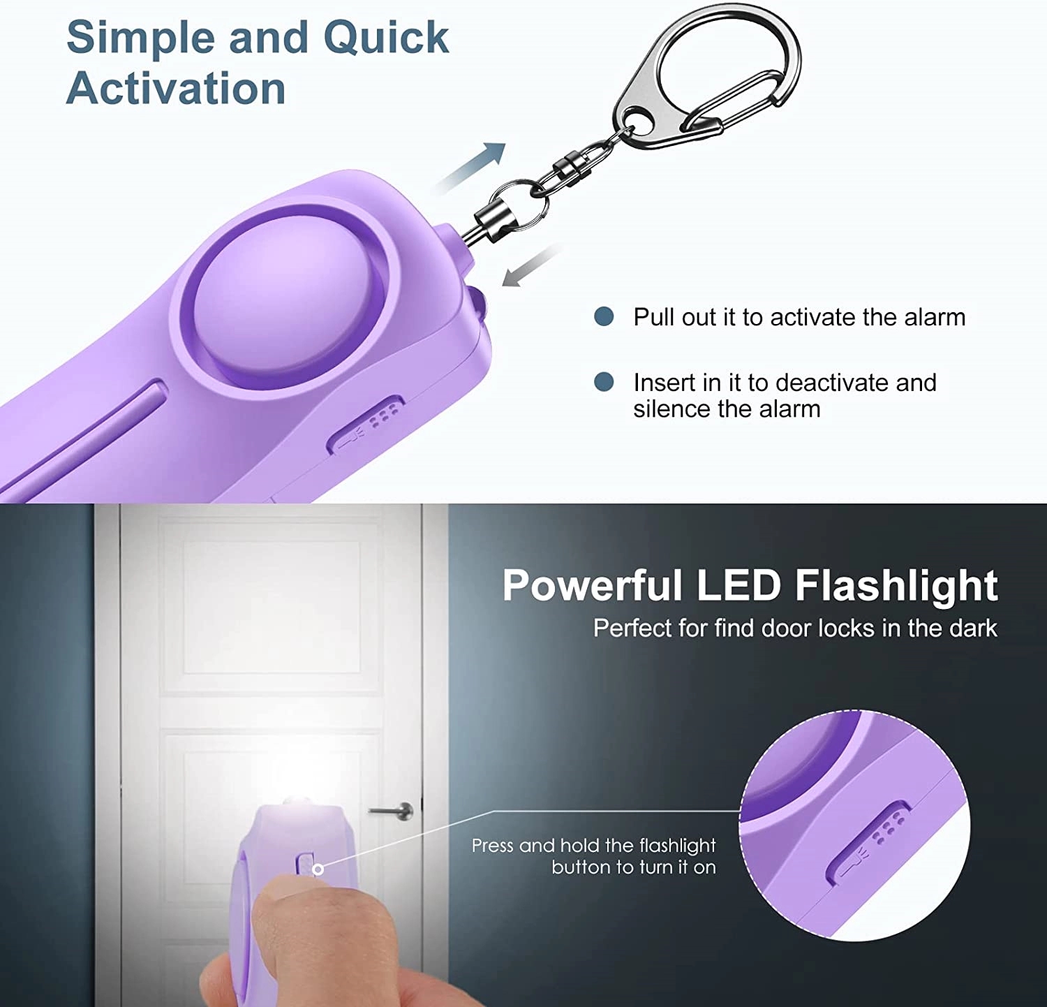 Personal Alarm Keychain 3