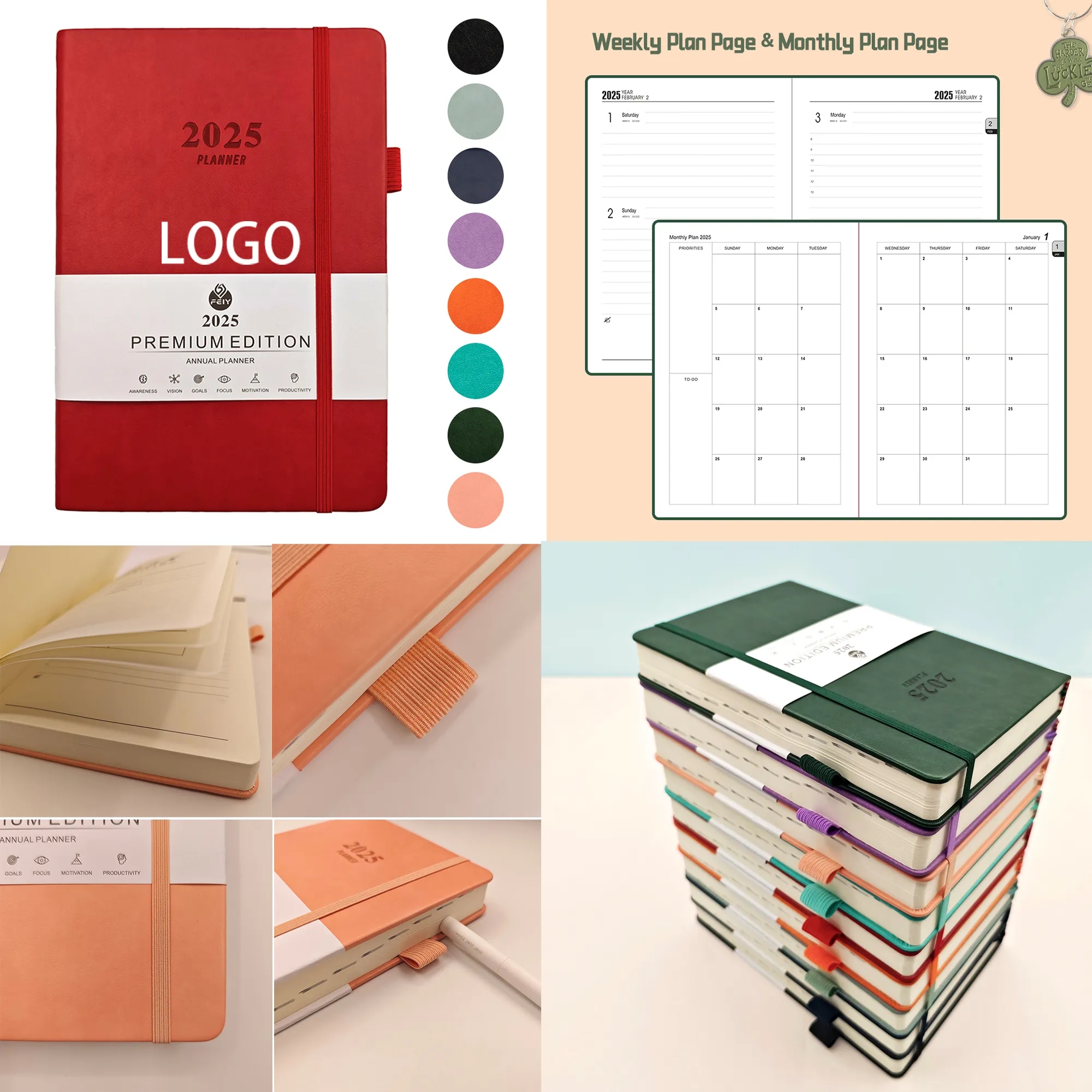 A5 2025 Daily Planner Notebook 2