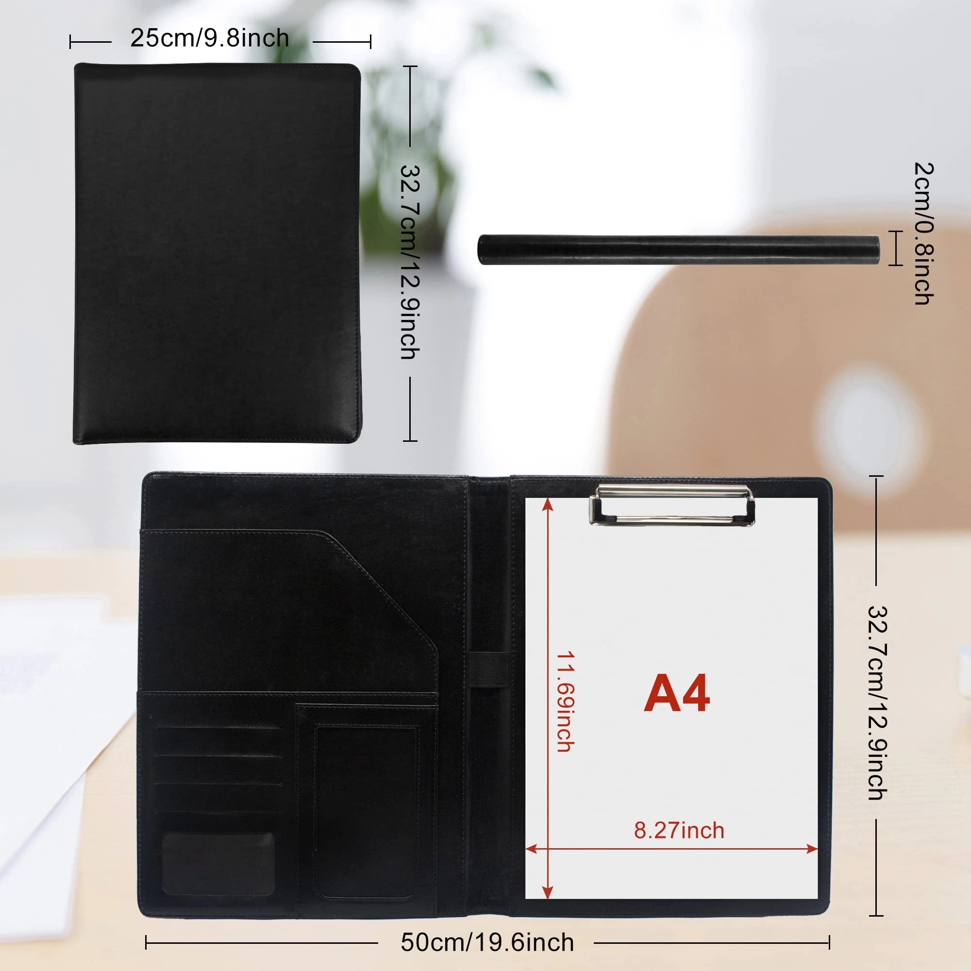 Leather Portfolio Binder 3