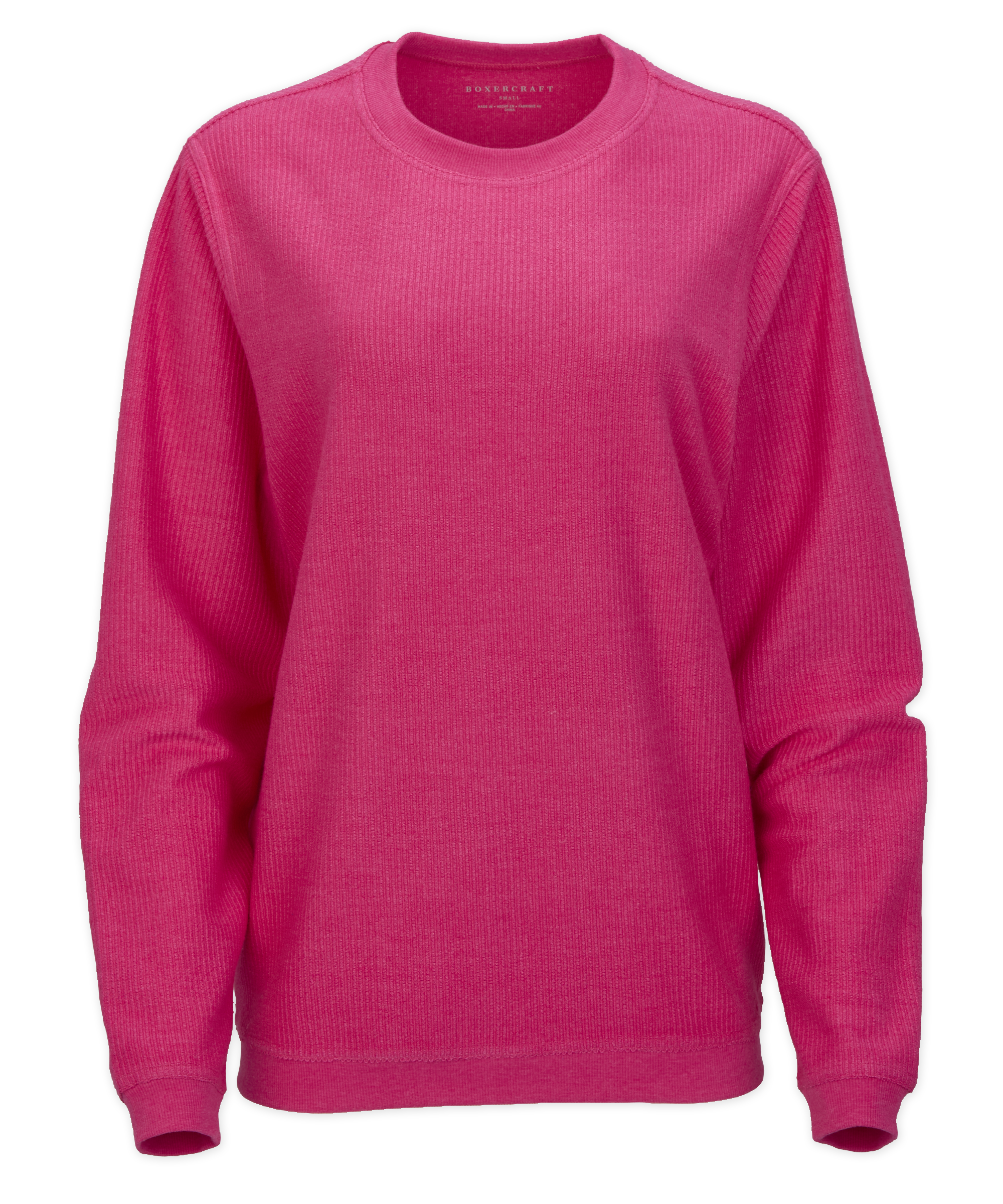 BOXERCRAFT ADULT RALLY CORDUROY CREW PULLOVER 4