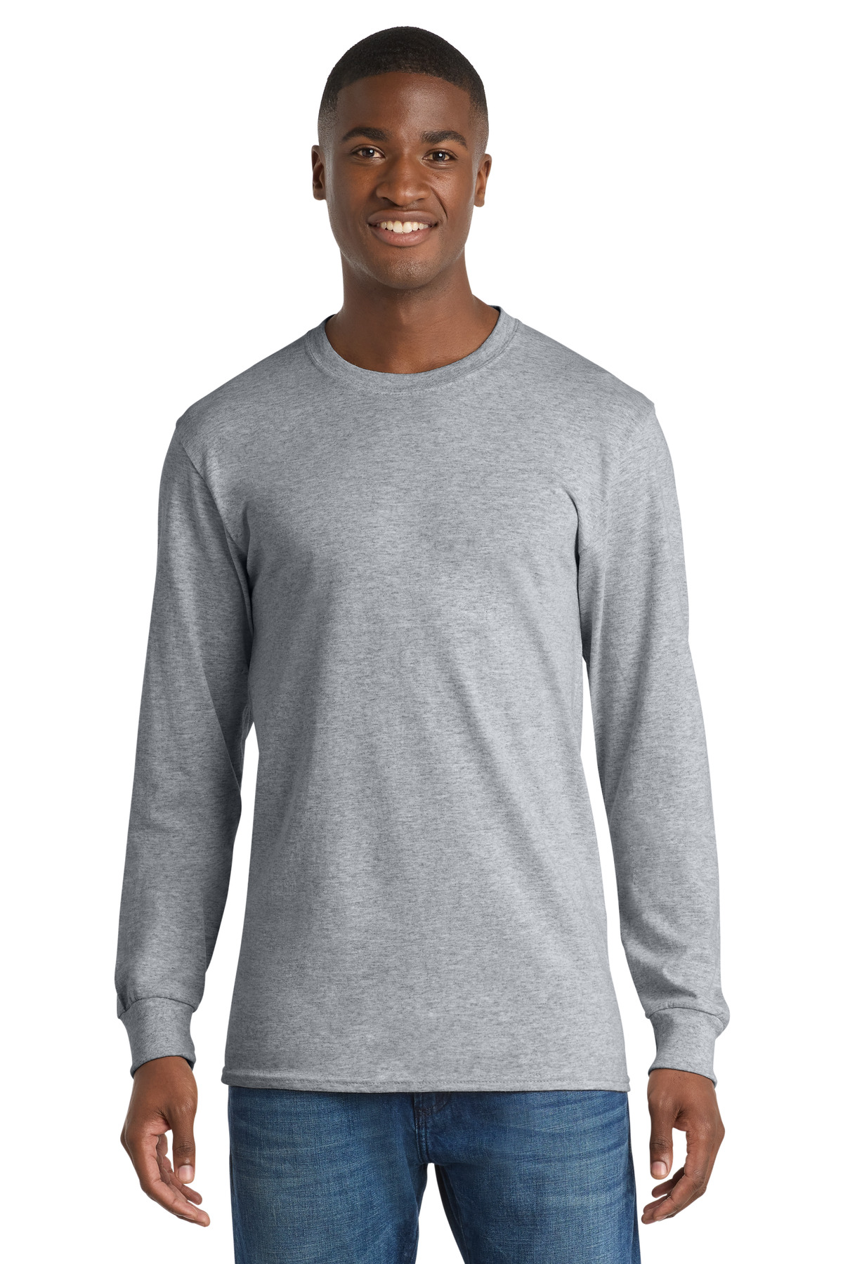 Port & Co Long Sleeve Core Cotton Tee. PC54LS 42