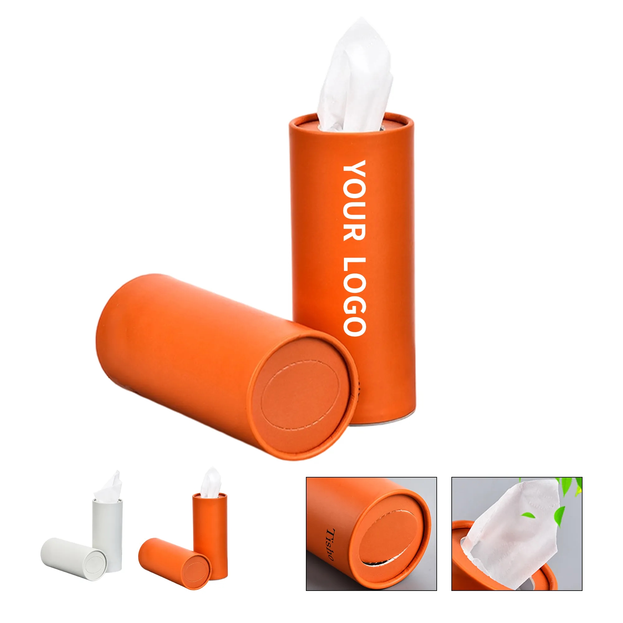Round Car Tissue Dispenser Holder 2