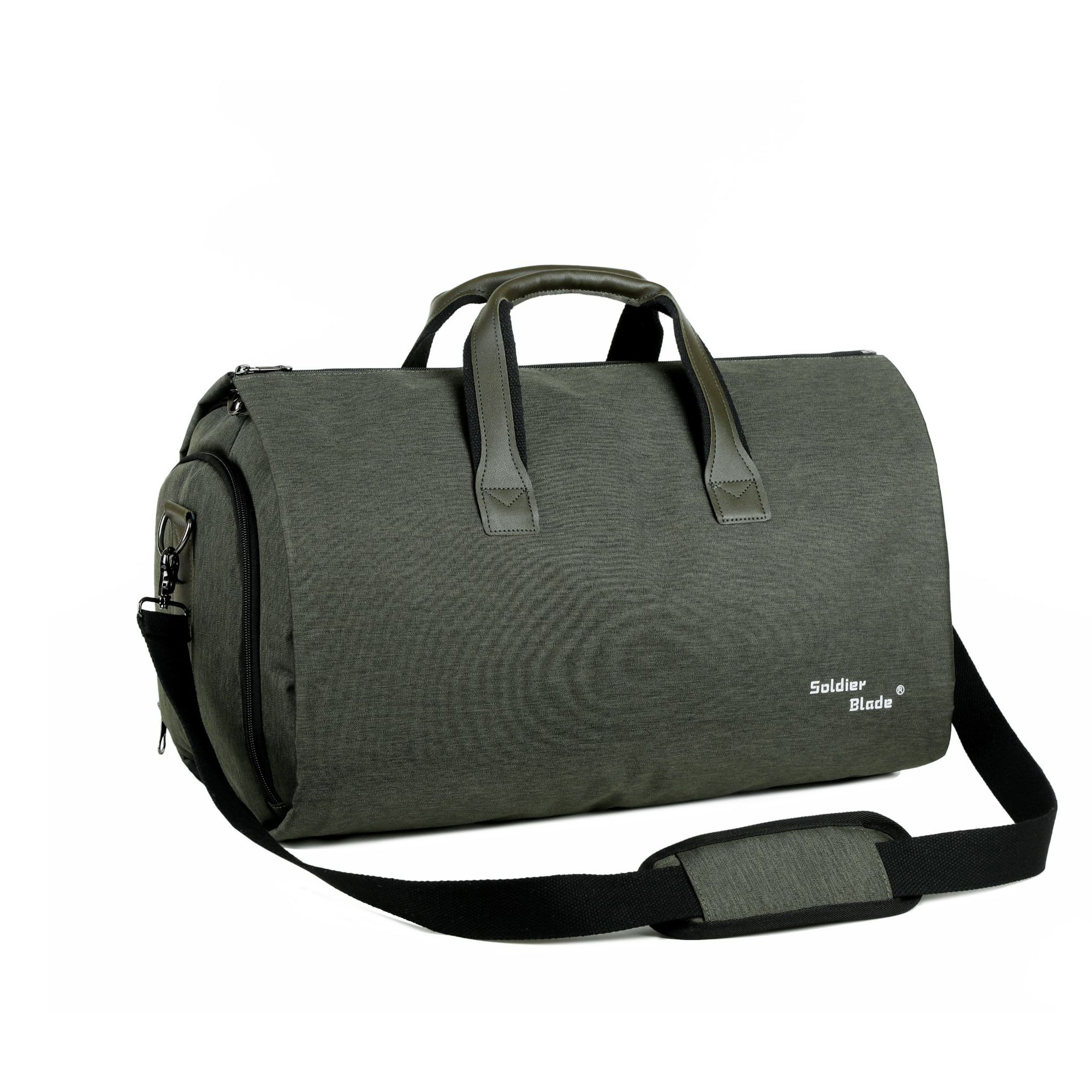 Convertible Oxford Garment Duffel With Detachable Shoulder Strap 45 Liter Capacity 4
