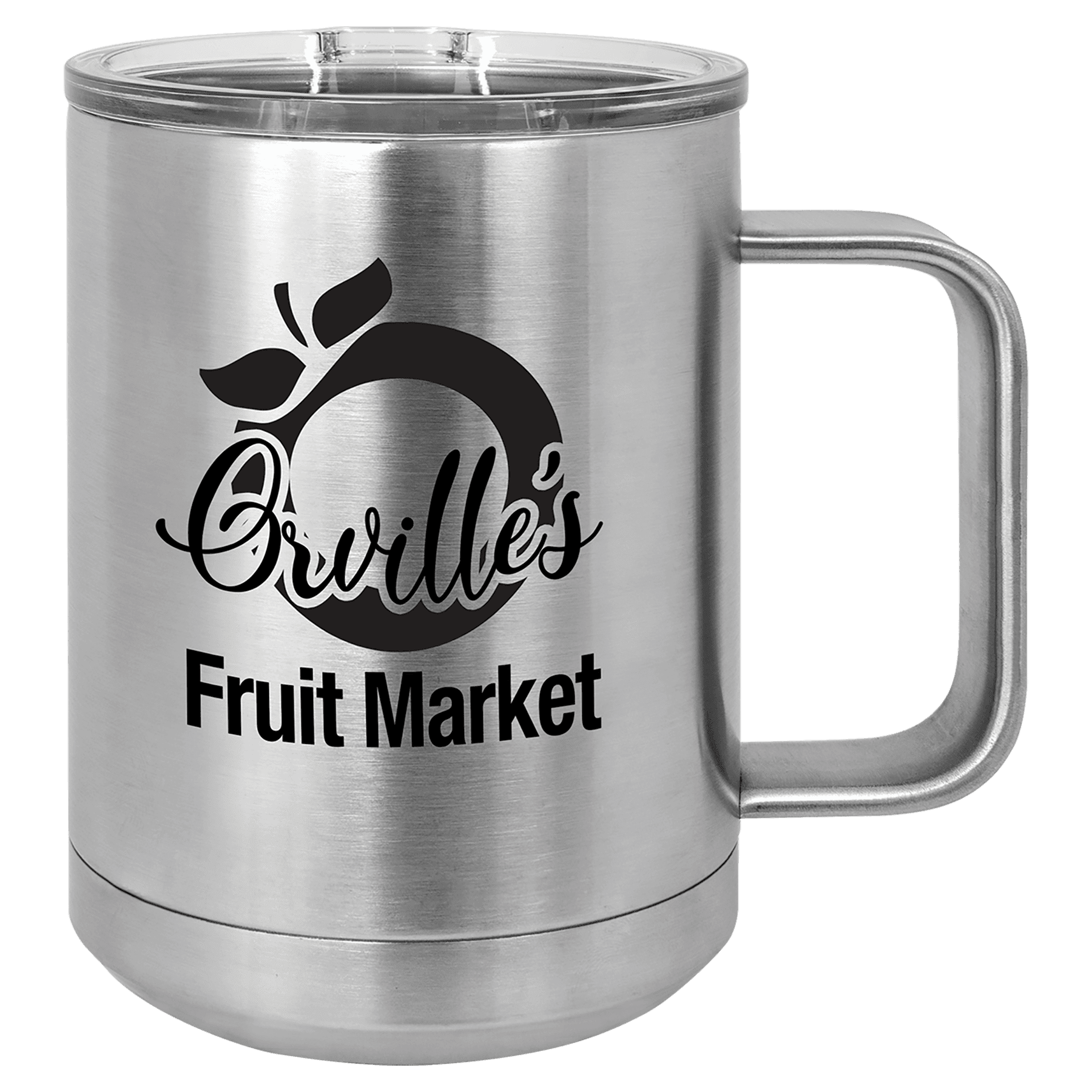 Polar Camel 15 oz. Stainless Steel Vacuum Insulated Mug with Slider Lid 1