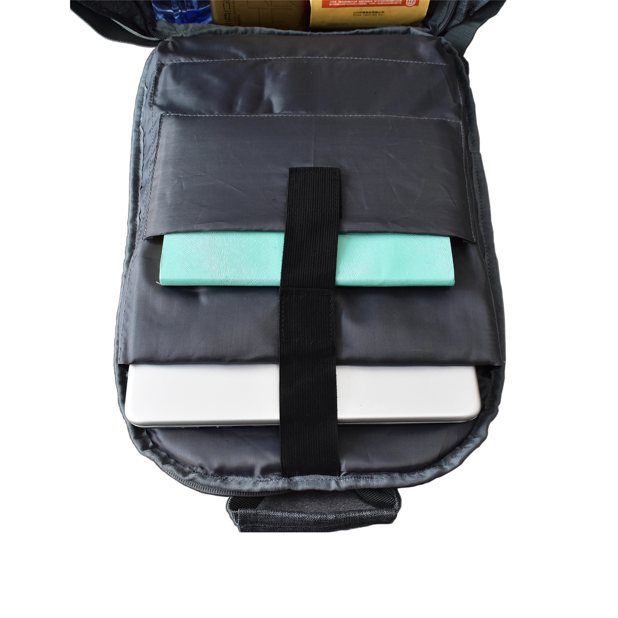 15.6 " Anti-Theft Laptop Backpack in Premium Melange Gray 5
