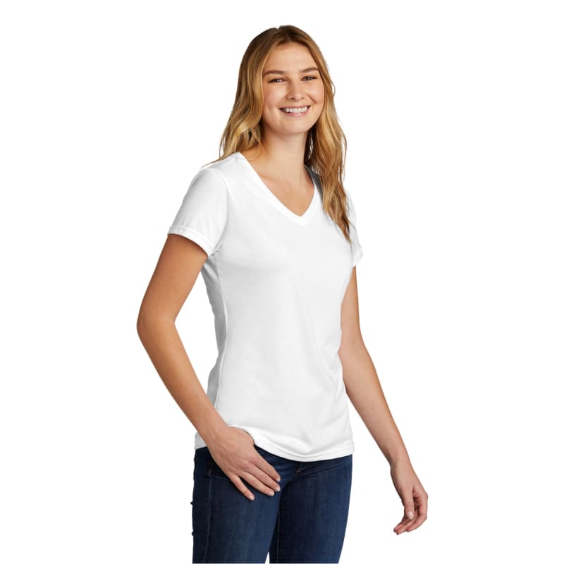 Port & Company Women's Tri-Blend V-Neck Tee. 68