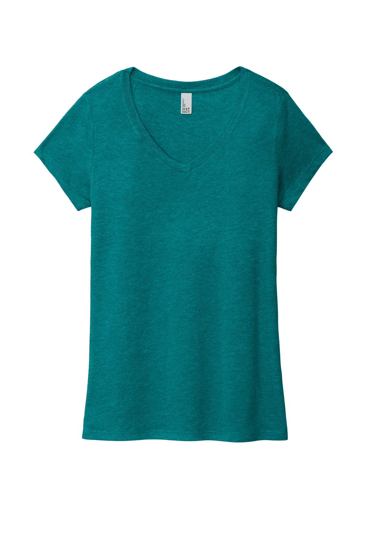 District Women's Perfect Tri V-Neck Tee. DM1350L 112