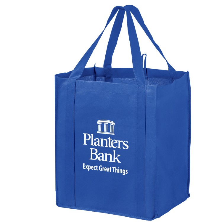 Non-woven Grocery/Wine Combo Tote 5