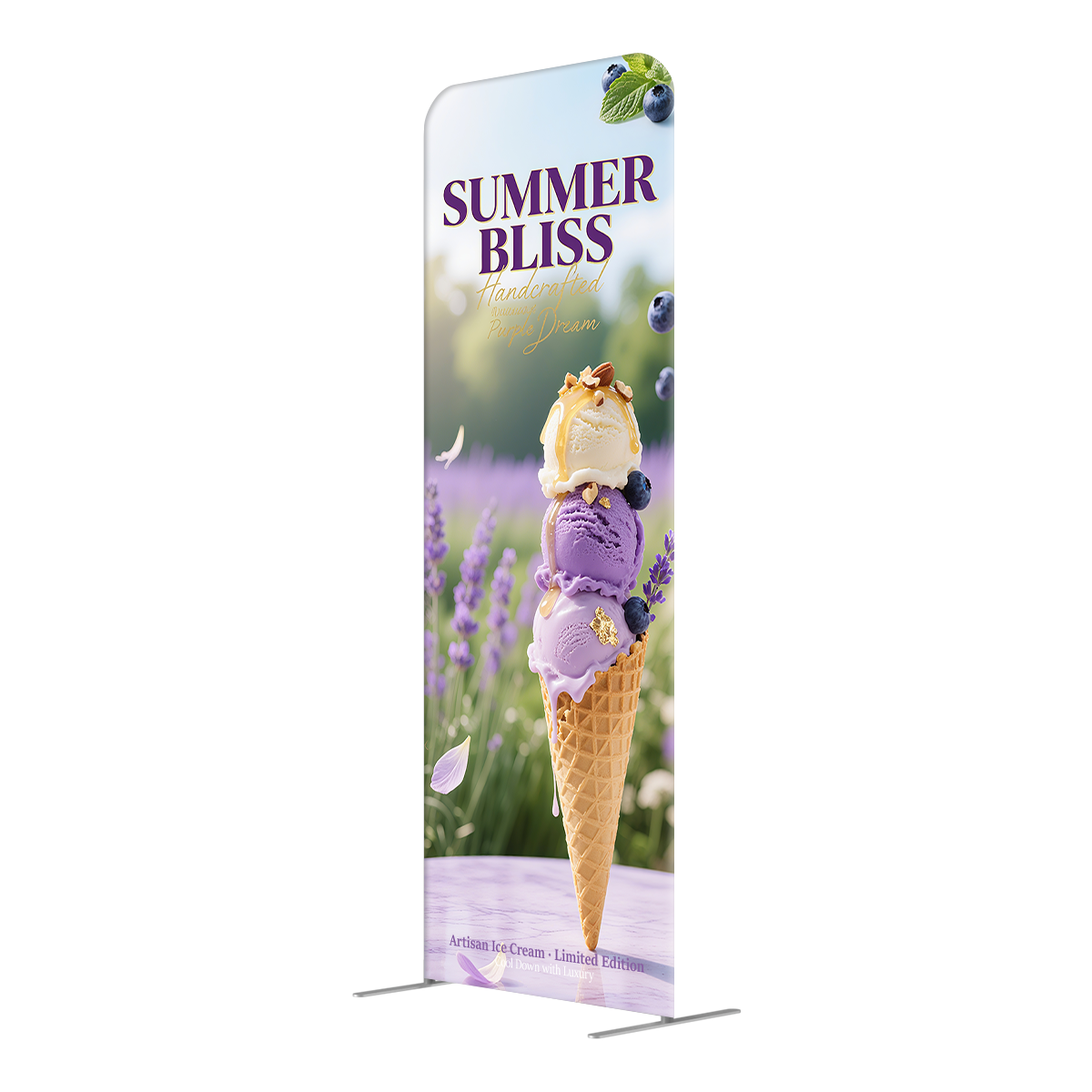 NEW MagLock Straight Fabric Display - 3'x8' 2