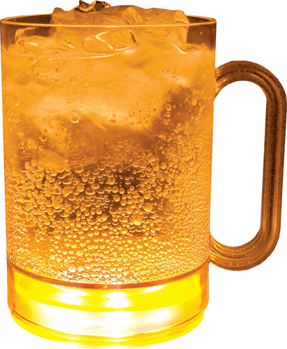 16oz Lites Up Plastic Mug with Handle 16