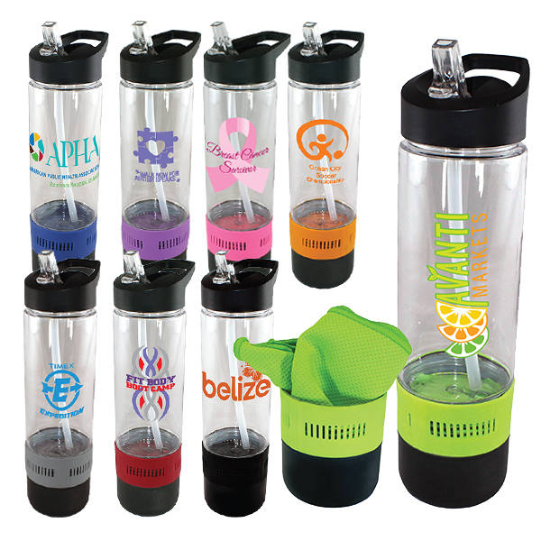 17 oz. Co-Poly Bottle with Cooling Towel 14