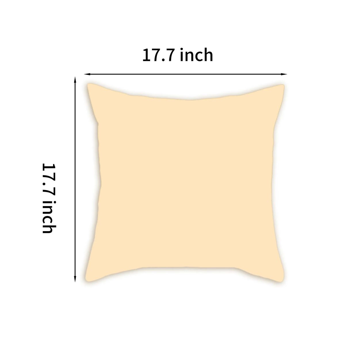 Linen Fabric Pillowcase with Invisible Zipper Closure 4