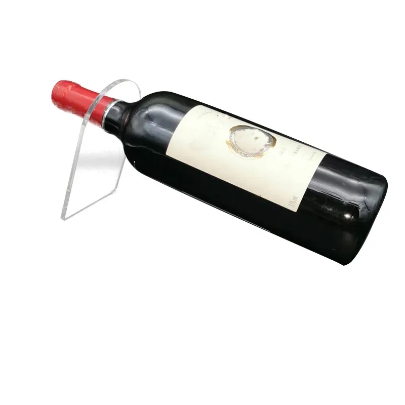 Acrylic Clear Wine Bottle Holder Rack Stand 1