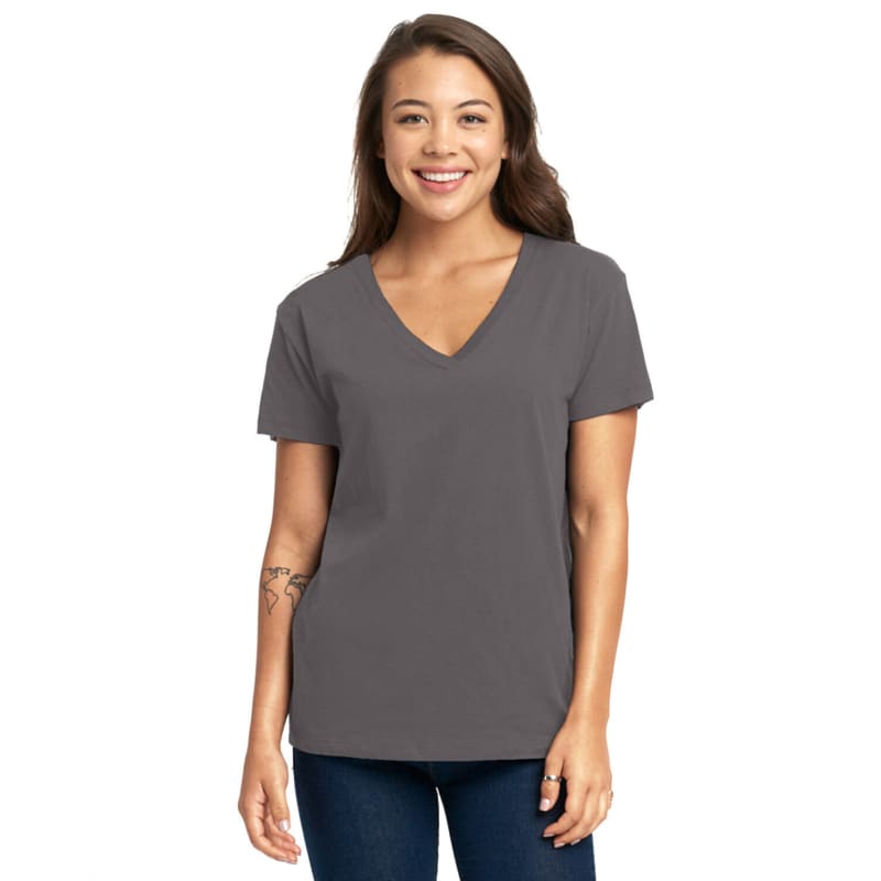 Next Level Ladies Relaxed V-Neck T-Shirt 6