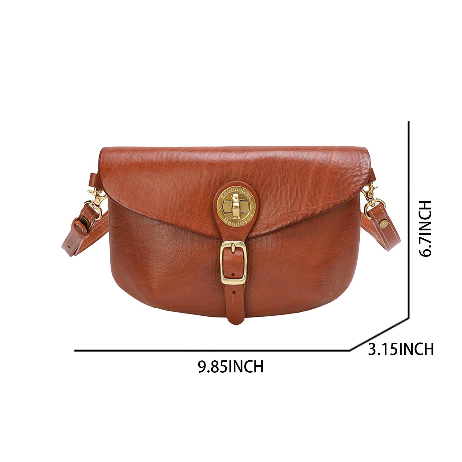 Small Women Saddle Purse Crossbody bag 3