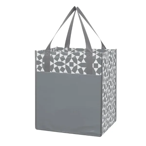 Non-Woven Geometric Shopping Tote Bag 4