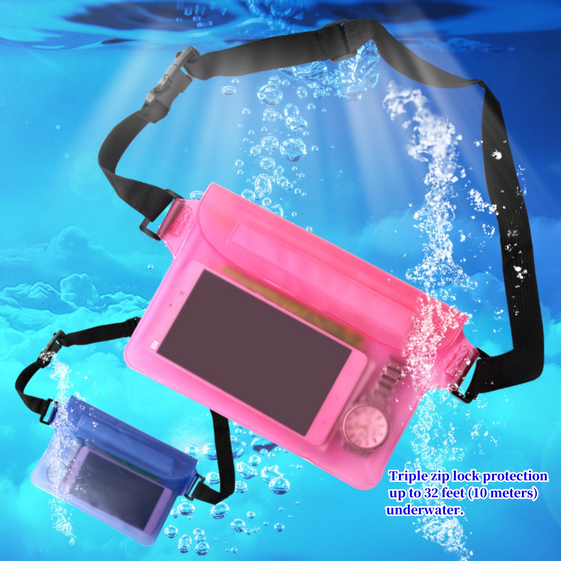 Waterproof Fanny Pack with Adjustable Waist Strap 5
