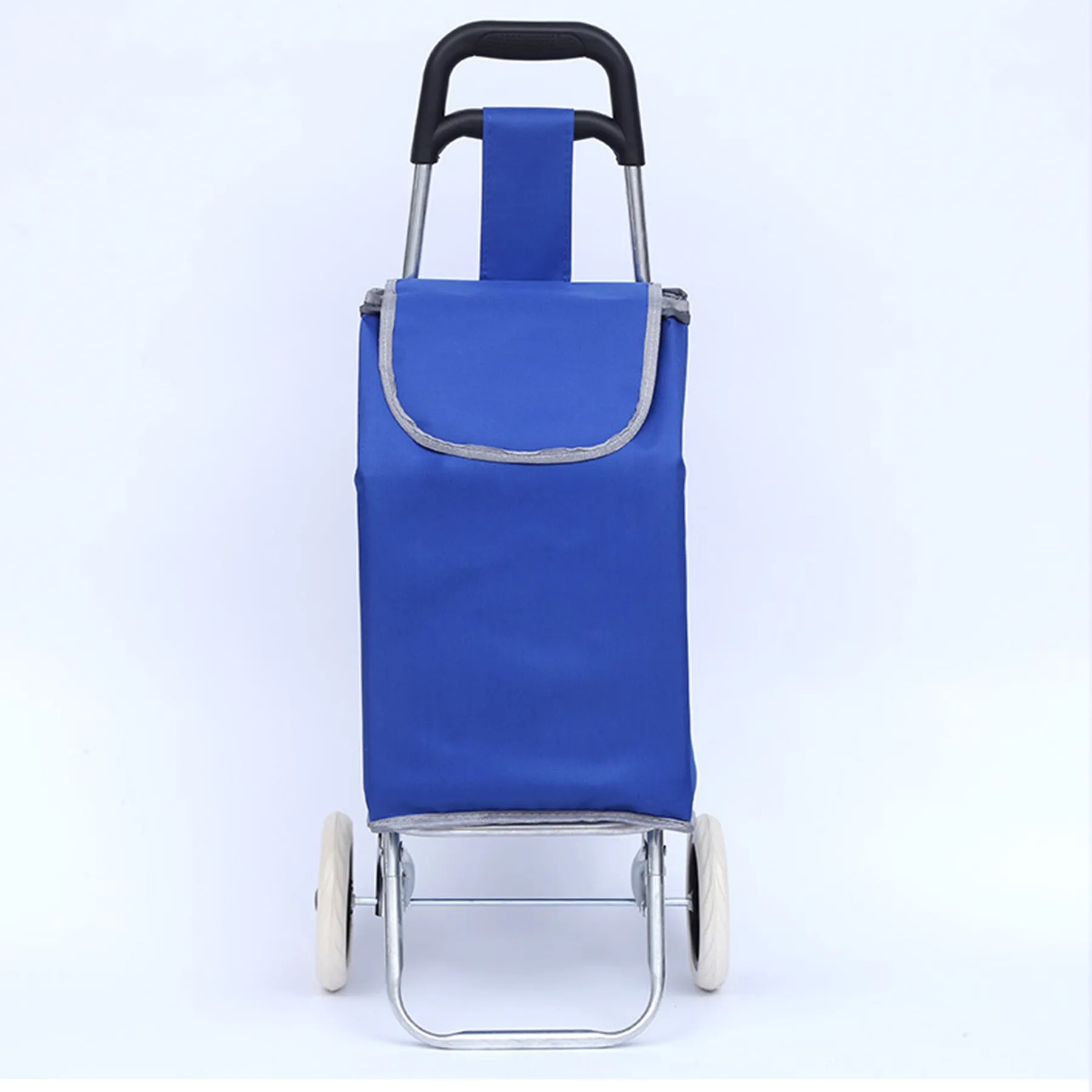Two Wheeled Hand Pulled Grocery Cart Shopping Bag 3