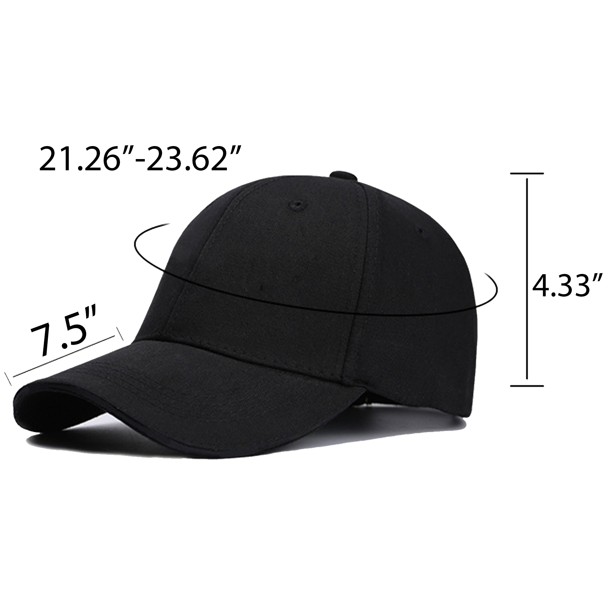 6 Panel Garment Cotton Twill Baseball Cap 2